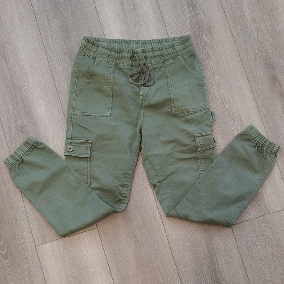 Lilac Sunset Pants - Green Cargo Pants